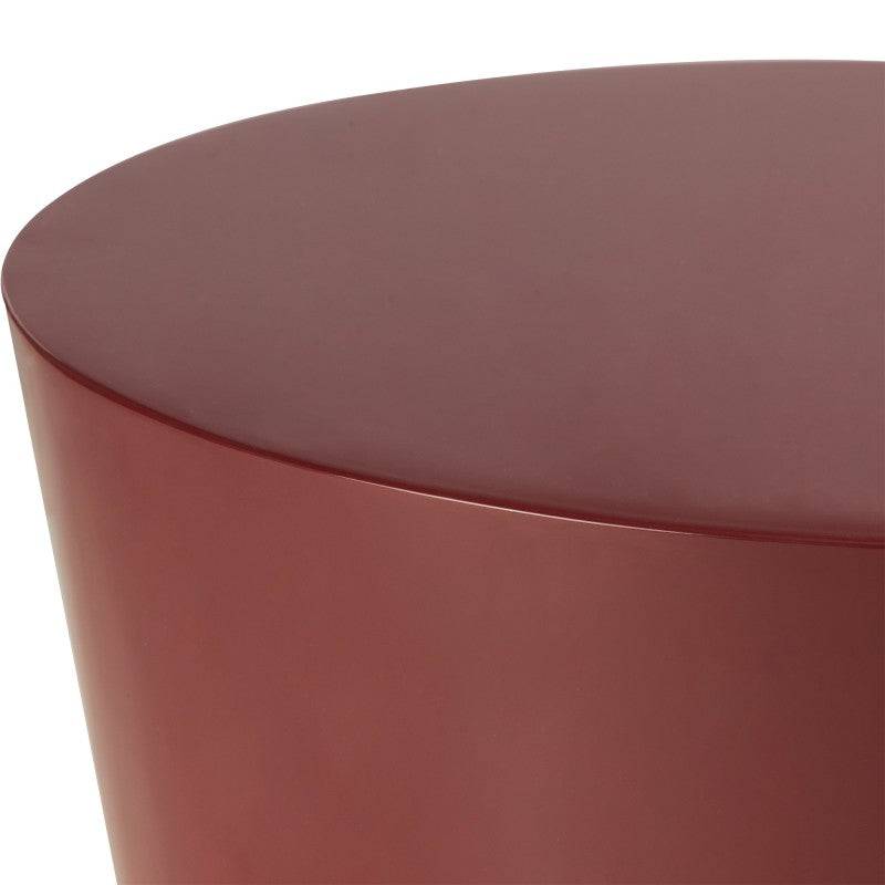 Tavolino ELISSA TALL 40 cm Bordeaux Lucido