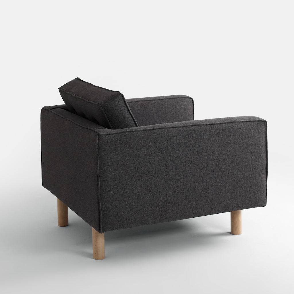 Sessel TOPIC WOOD, Carbon, Naturholz