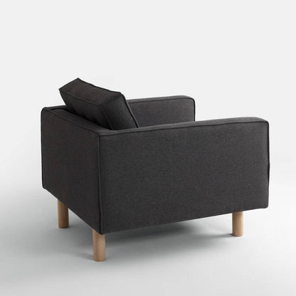 Sessel TOPIC WOOD, Carbon, Naturholz