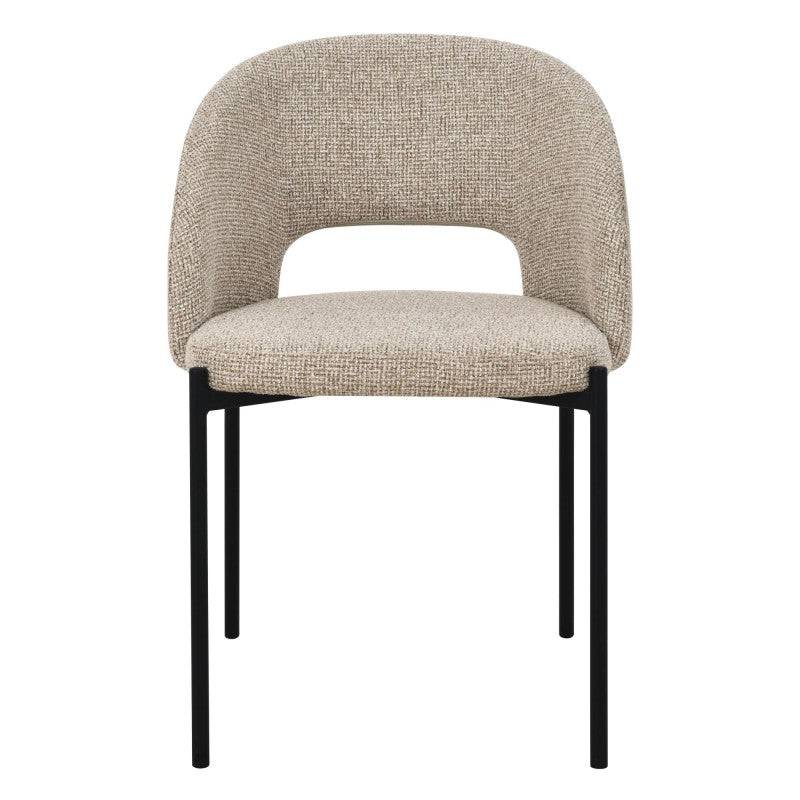 Sedia MORES con apertura schienale, beige melange