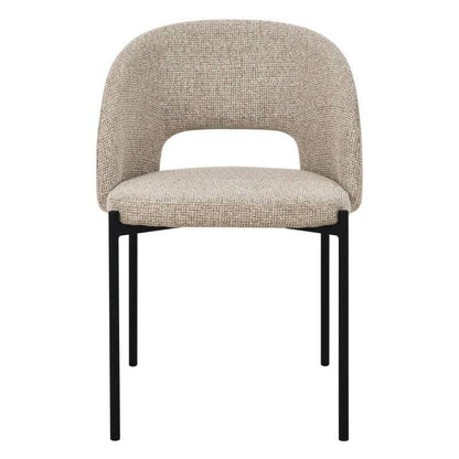Sedia MORES con apertura schienale, beige melange