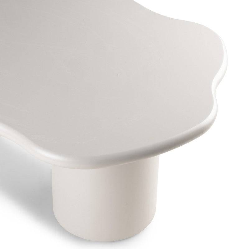 Beistelltisch MIRELLA, graubeige, abgerundete Formen