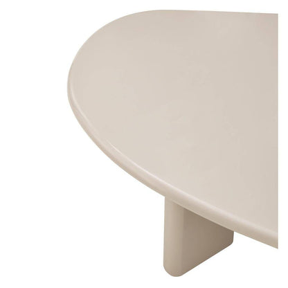 Couchtisch NADIN 130 cm, Nude Hochglanz