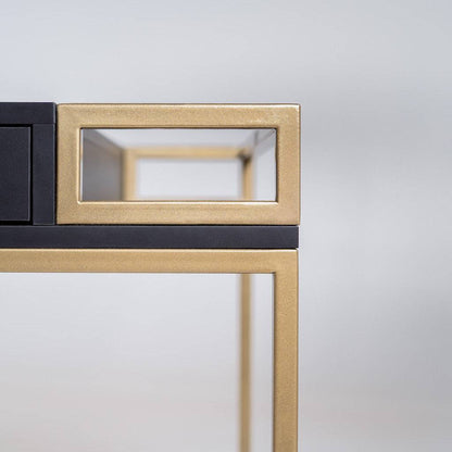 Scrivania K16 Nero 160 - Oro