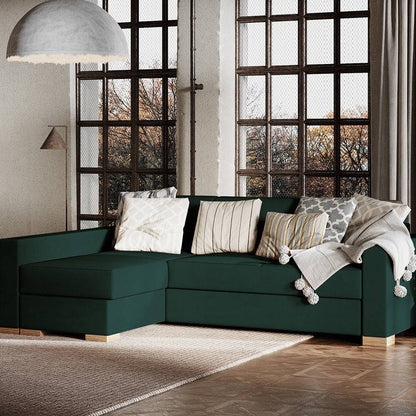 Divano Letto Angolare STABLE L - Avocado