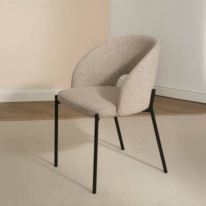Sedia MORES con apertura schienale, beige melange