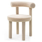 PERER II Dining Chair, Beige Bouclé