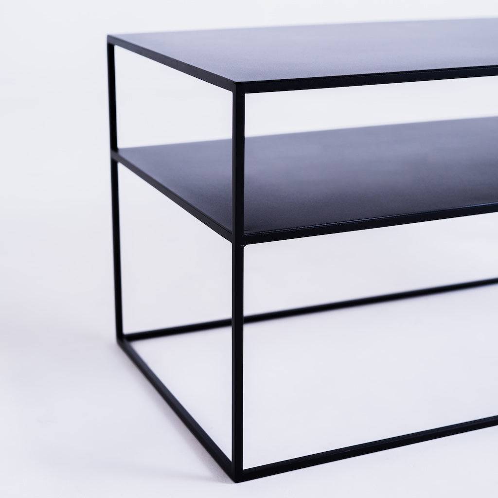 TV-Tisch RTV TENSIO 2 FLOOR METAL 100x45 - Schwarz