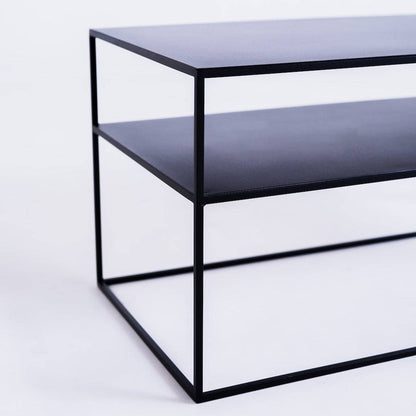 TV-Tisch RTV TENSIO 2 FLOOR METAL 100x45 - Schwarz