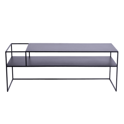 Tavolo RTV SENSO FLOWER METAL 120x45 L - nero