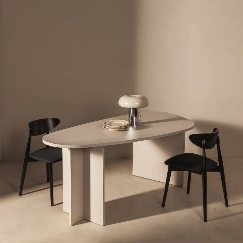 Tavolo ZEV 200 cm piano irregolare, cashmere