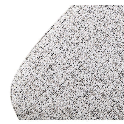 Sedia AMUL rivestita, seduta beige/gambe nere