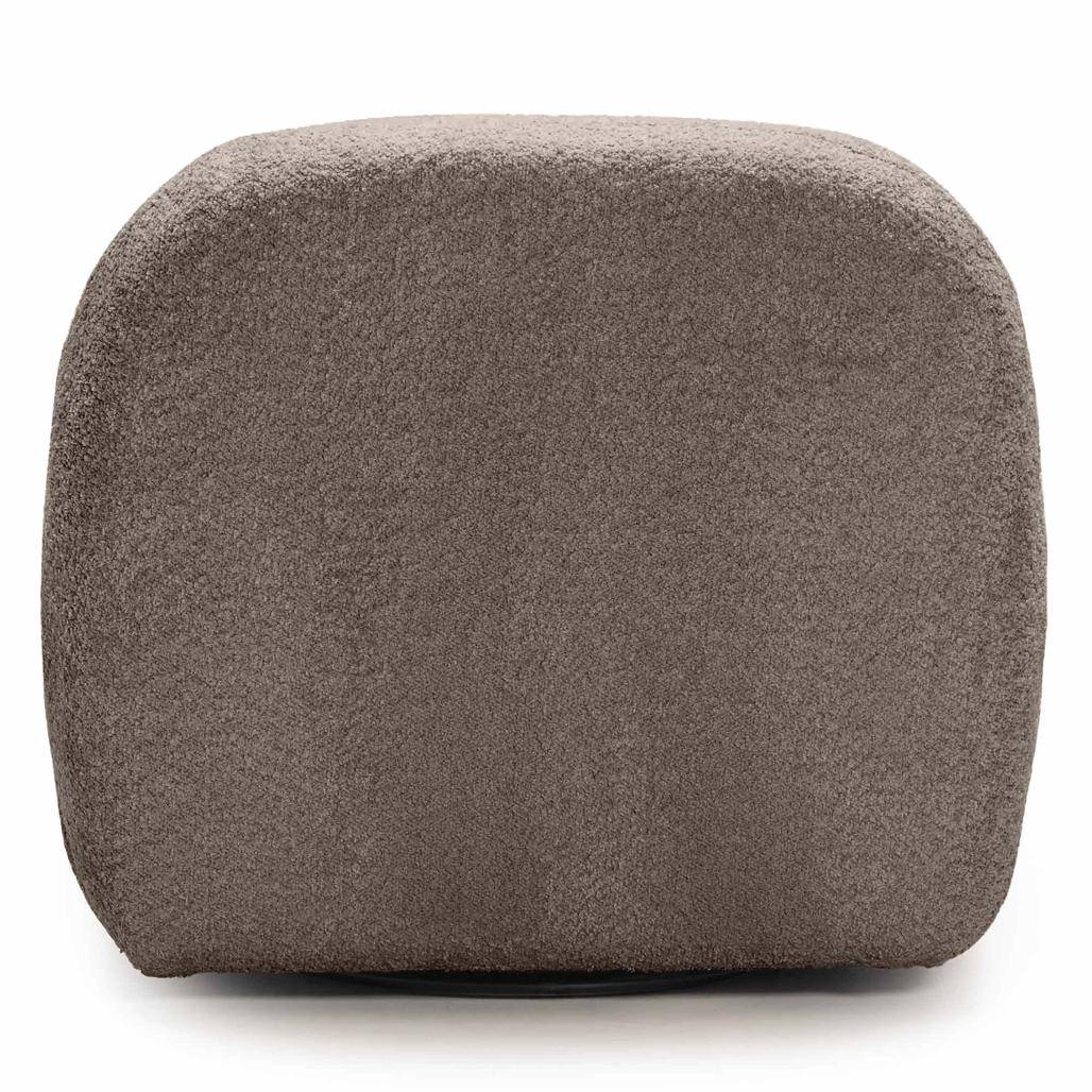 Sessel BOCHIC Drehsockel, Braun-Grau
