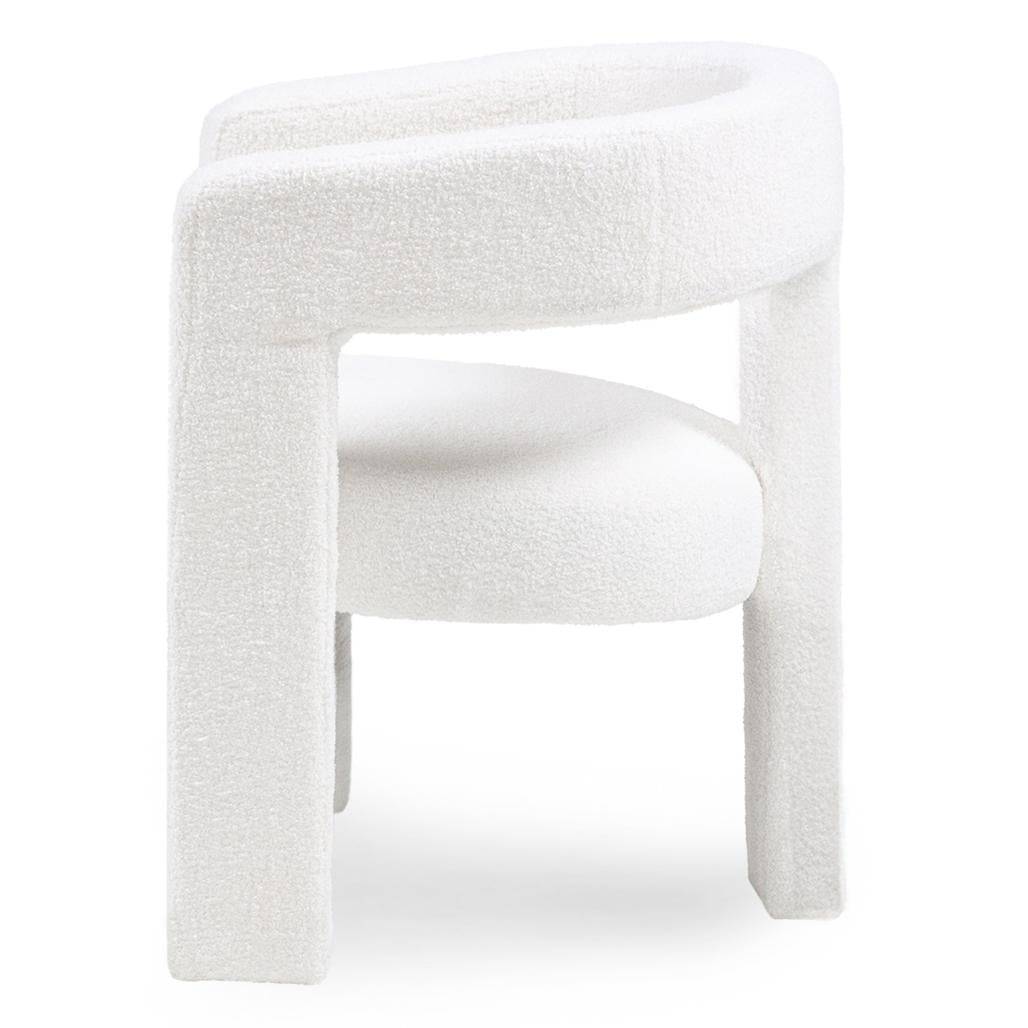 Poltrona Relax LAUREN Crema Bouclé