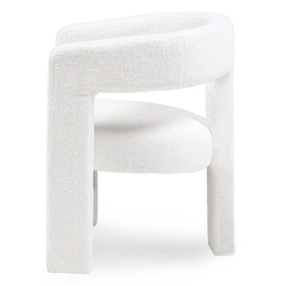 Poltrona Relax LAUREN Crema Bouclé