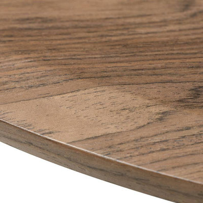 Couchtisch OKUN 80 cm, dunkles Nussbaumholz