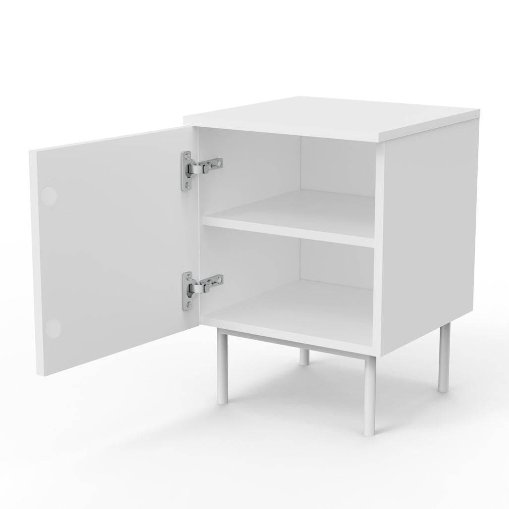 Comodino AESTHETIC, bianco