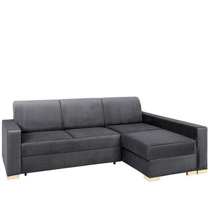 Eckschlafsofa STABLE R - Grau Lila