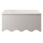 TIM Cashmere bedside table with Onda drawer front