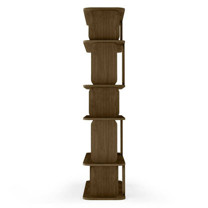 Scaffale alto arrotondato SALA, marrone espresso