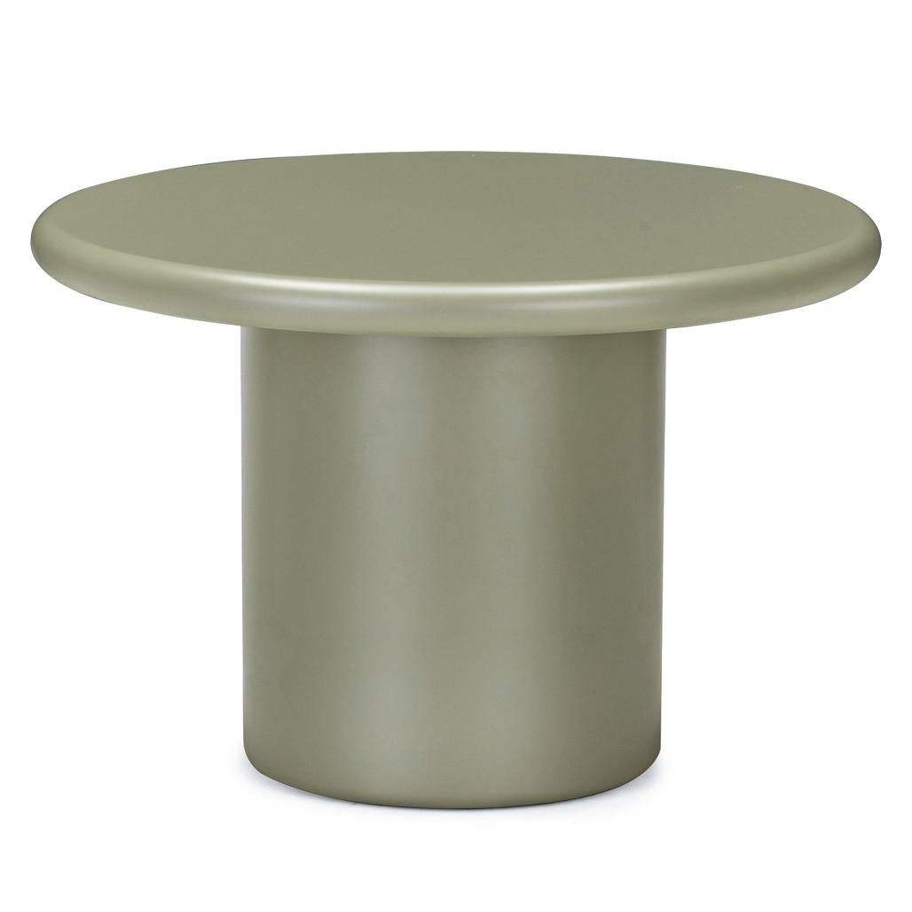 Tavolino da caffè 60 cm HARP, verde oliva, opaco