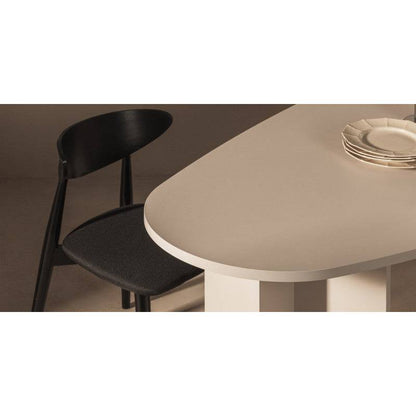 Tavolo ZEV 200 cm piano irregolare, cashmere