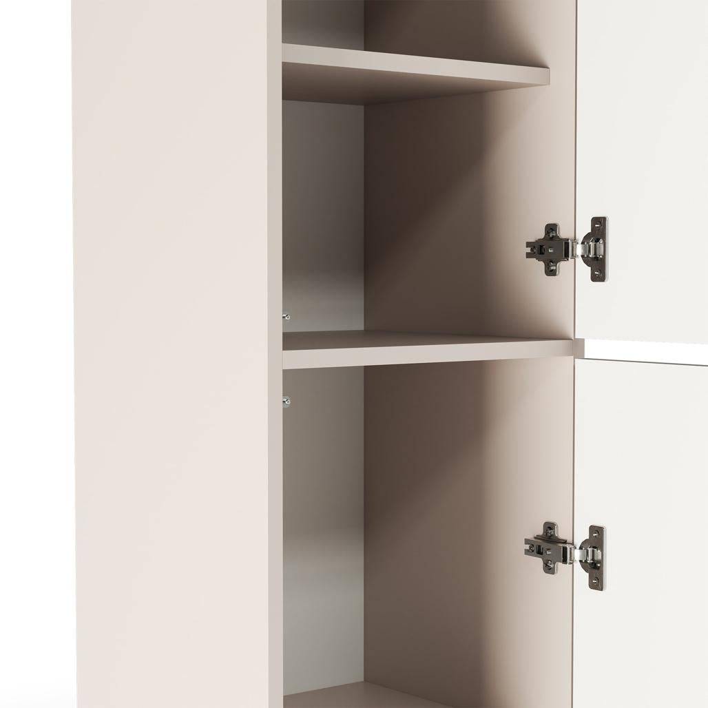 Mobile bagno PLANCK, colonna, cashmere