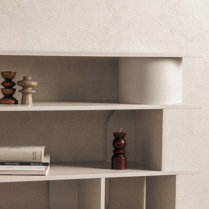 Libreria ANGALIR Cashmere Bassa con Fronti Arrotondati