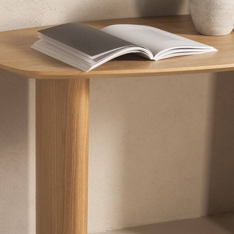 LORENTO Schreibtisch/Konsole 120 cm Natureiche