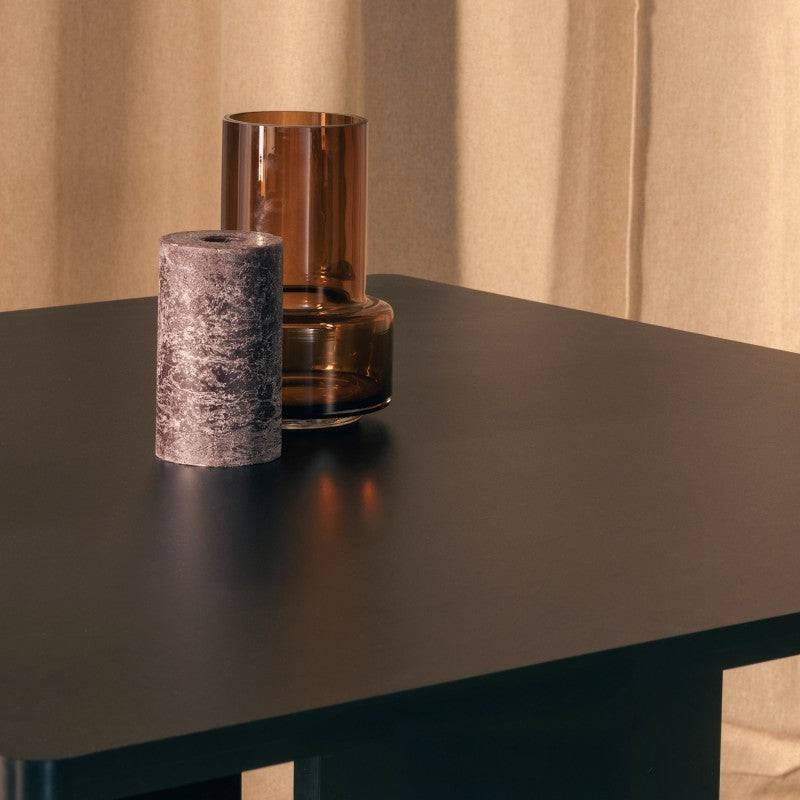 Esstisch ASPER 100 cm, quadratisch, schwarz