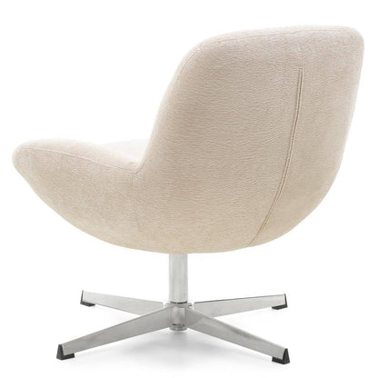 Poltrona girevole RENO, beige