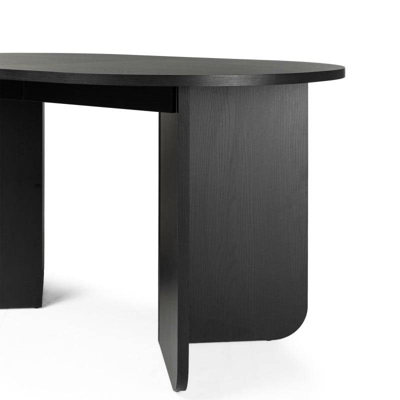 Ausziehbarer Tisch MAUT 140-200 cm, Gestell Holz schwarz