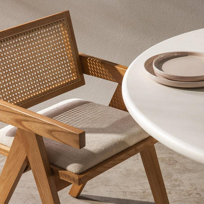 Sedia in legno RENE, intreccia viennese, naturale/beige