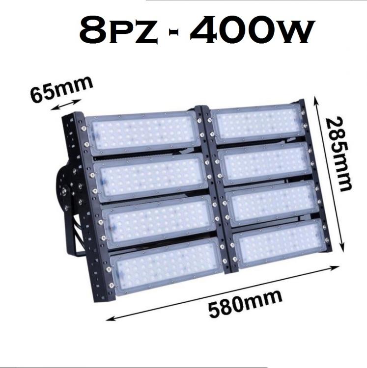 Faro Led Floodlight 50W Componibile Luce Esterno Ip65 Campi Sportivi Gallerie