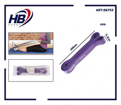 WIDERSTANDSBAND TRAININGSBAENDER KRAFTBAENDER FITNESSBAENDER | 45KG