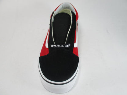 Vans scarpa sneakers da ragazzi Old Skool VN0A38HBVI71 nero-rosso-bianco