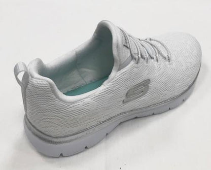 Skechers scarpa sportiva da donna Summits Leopard Spot 149037 WSL white