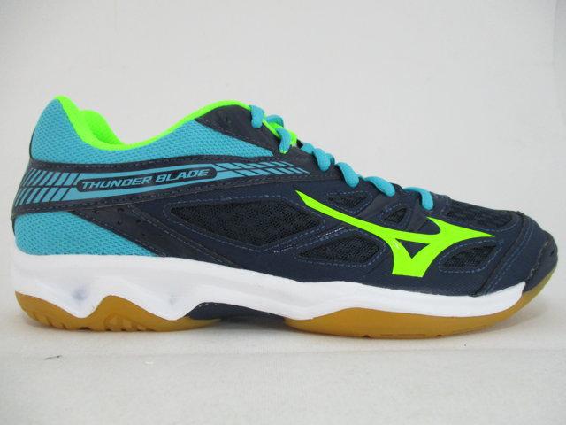 Mizuno scarpa da pallavolo da uomo Thunder Blade V1GA177092 blu scuro