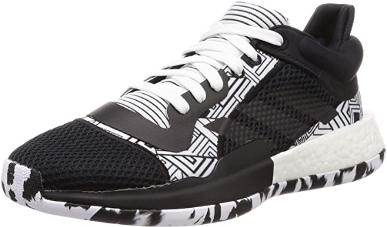 Adidas scarpa da pallavolo da uomo Marquee Boost Low F97281 nero-bianco