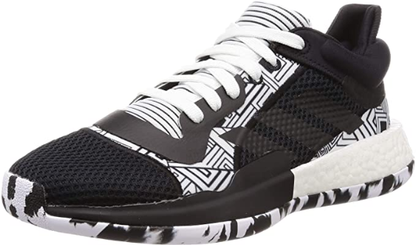 Adidas scarpa da pallavolo da uomo Marquee Boost Low F97281 nero-bianco