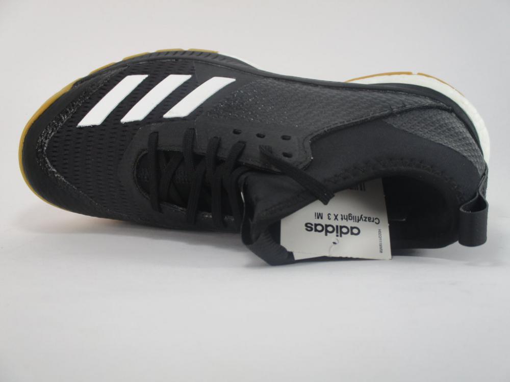 Adidas scarpa da pallavolo da uomo Crazyflight X 3 Mid D97823 nero