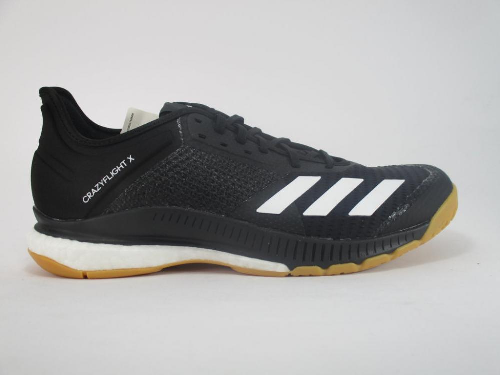 Adidas scarpa da pallavolo da uomo Crazyflight X 3 D97832 black white