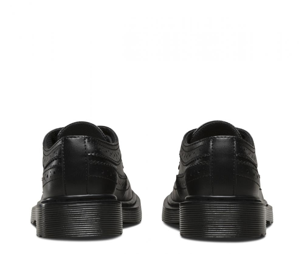 Scarpe Dr. Martens 3989 Junior Nere 22684001 - Pelle Impermeabile Brogue Bambino
