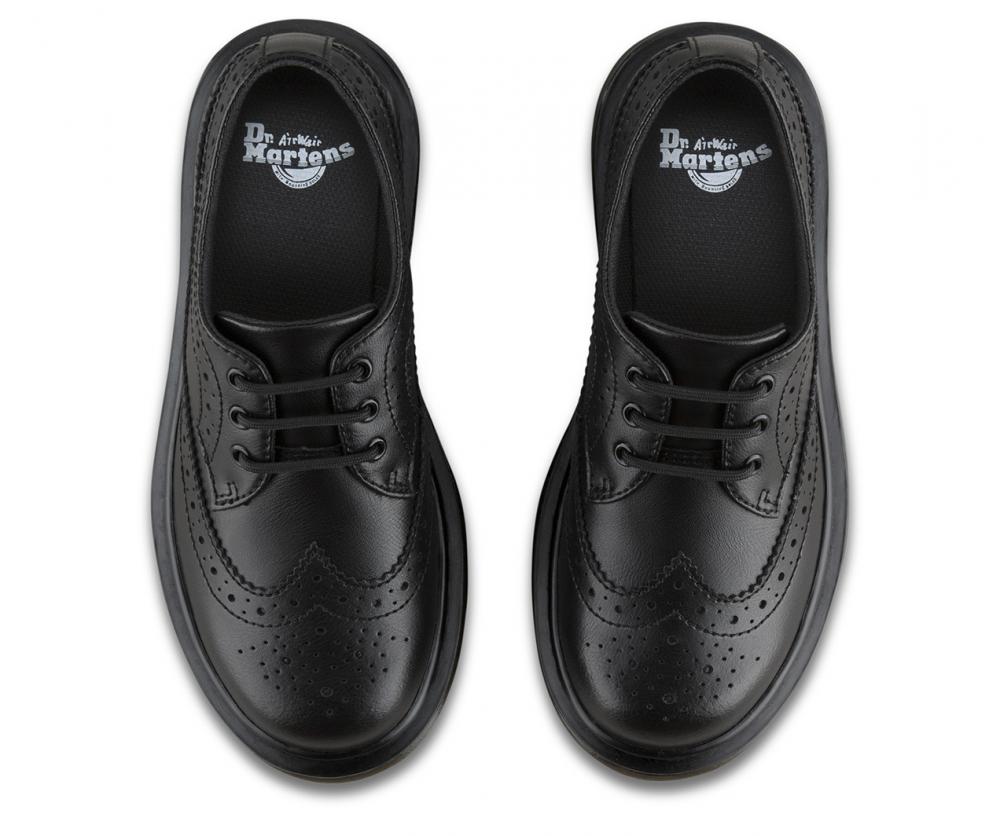Scarpe Dr. Martens 3989 Junior Nere 22684001 - Pelle Impermeabile Brogue Bambino
