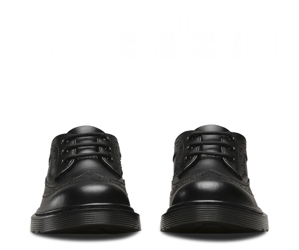 Scarpe Dr. Martens 3989 Junior Nere 22684001 - Pelle Impermeabile Brogue Bambino