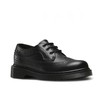 Scarpe Dr. Martens 3989 Junior Nere 22684001 - Pelle Impermeabile Brogue Bambino