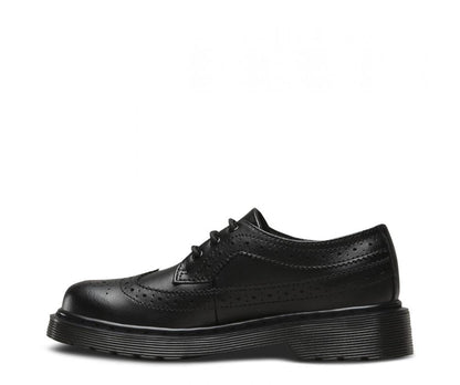 Scarpe Dr. Martens 3989 Junior Nere 22684001 - Pelle Impermeabile Brogue Bambino