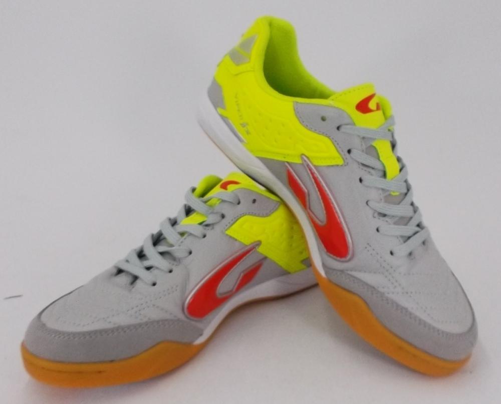 Gems scarpa da calcetto indoor Viper 007IN18 grigio-giallo