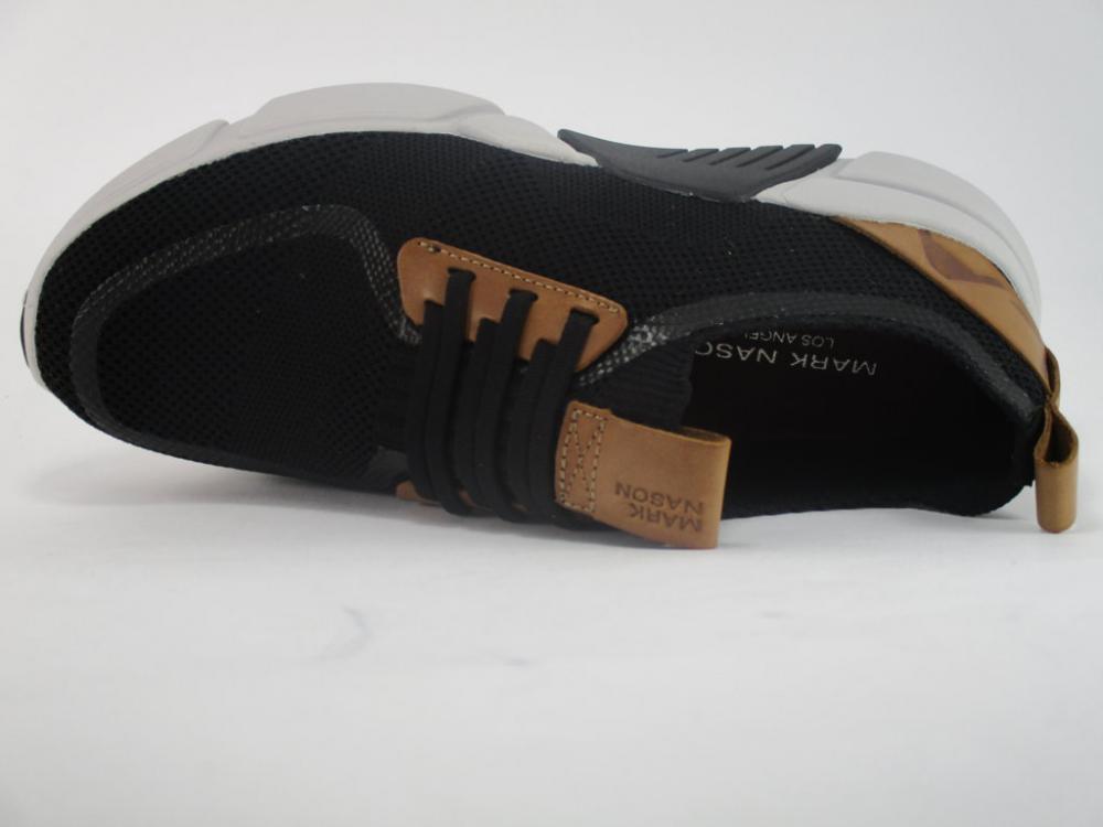 Skechers scarpa sneakers da uomo con laccio elastico  Block Peak 68643 BLK nero