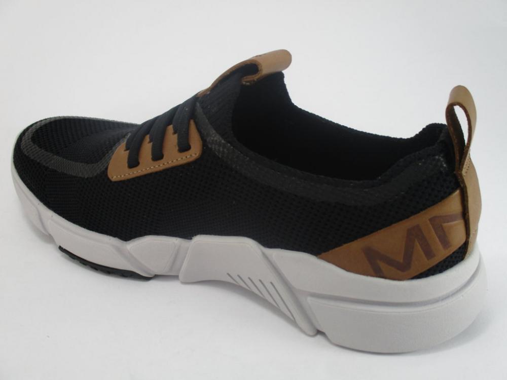 Skechers scarpa sneakers da uomo con laccio elastico  Block Peak 68643 BLK nero